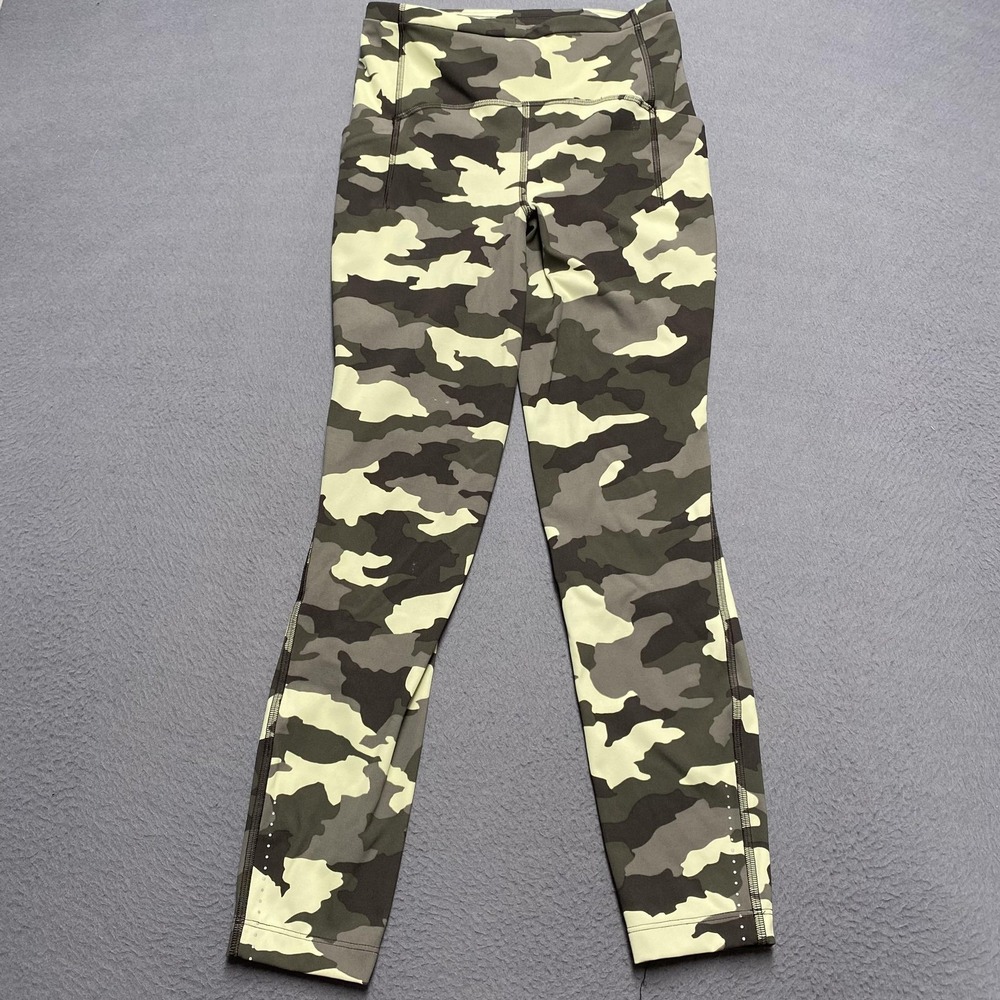 Lululemon Leggings Womens 4 Camo High Rise Side Pockets Yoga Running Pants Ankle